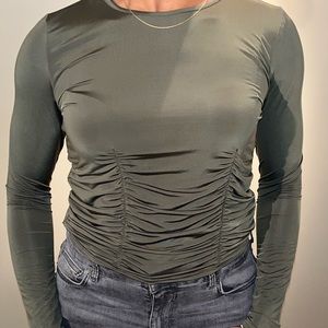 Women’s Long-sleeve Green Top